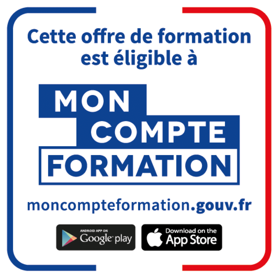 Cette offre de formation est éligible à Mon Compte Formation